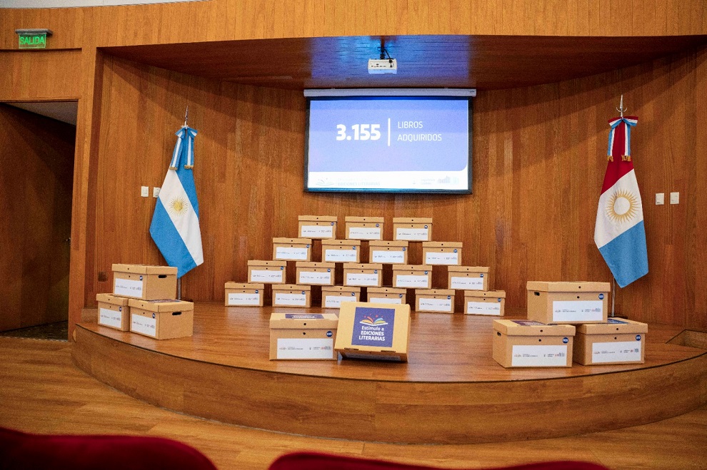 Se entregaron libros del Programa de Estímulo a las Ediciones Literarias Cordobesas