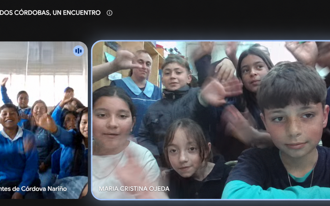 Escuelas de Córdoba, Argentina, y Córdoba, Colombia, realizaron un intercambio educativo y cultural